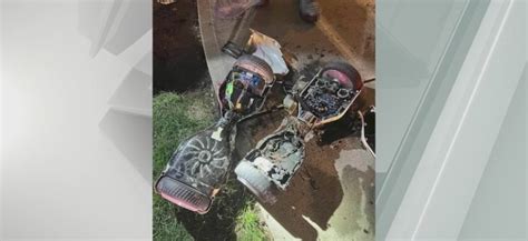 Fire caused by hoverboard lithium ion batteries